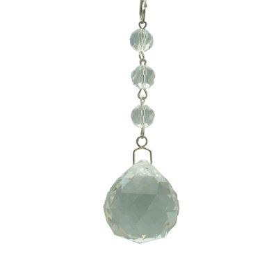 Handmade Crystal Finial Ornament