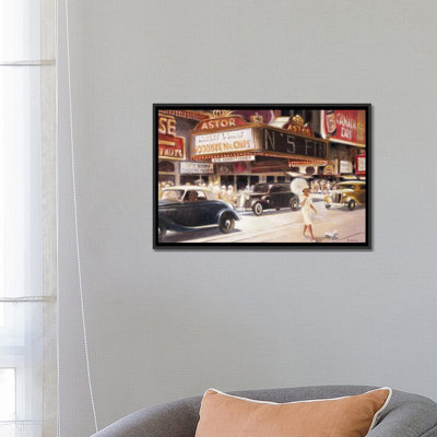 « los angeles i », toile rétro sur toile
