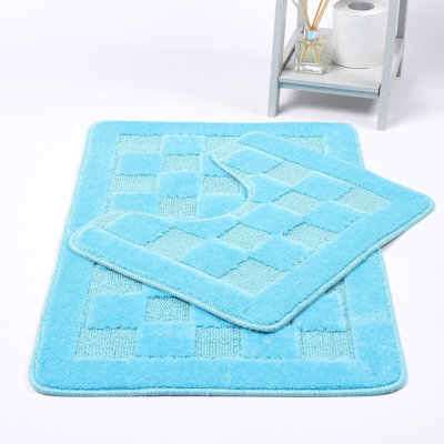 Emitte Polyester Blend Non-Slip Contour Mat