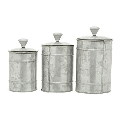 Metal Canister - Set of 3