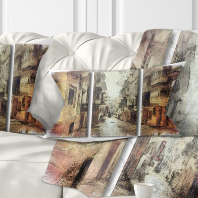Coussin lombaire extensible à l'aquarelle