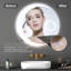 Miroir mural rond Franciscka-1192149278