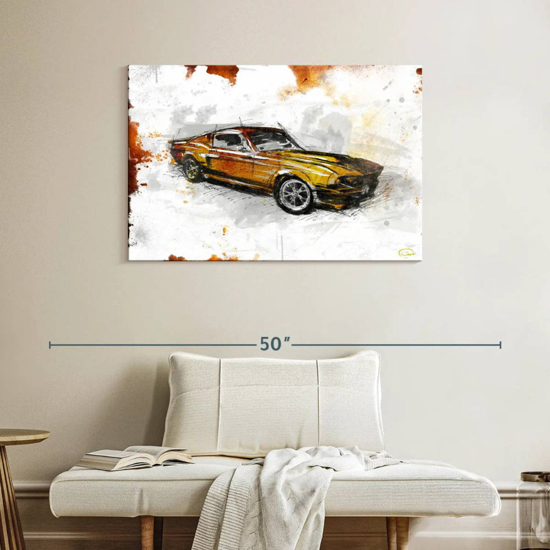 Mehar Car Rust, 26" H x 39" W