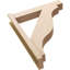 Bois de cèdre brut Funston Block TimberThane Perspector, brun clair apprêté-89129099