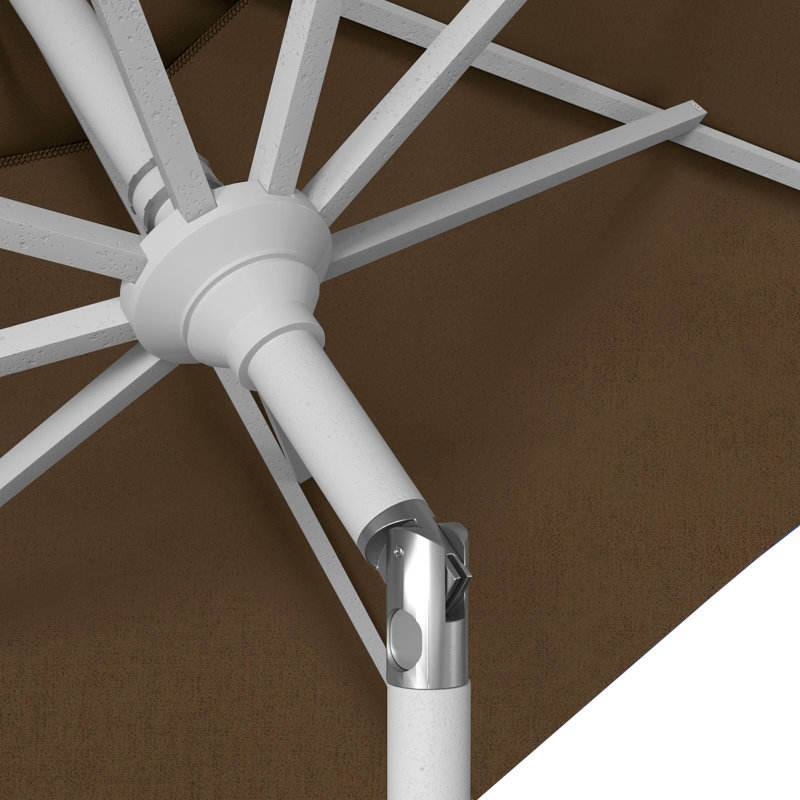 Parasol sunbrella de marché 7,5' Wallach, Sunbrella® teck bruyère