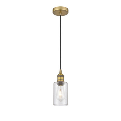 Luminaire suspendu cylindrique à 1 lumière Ervine