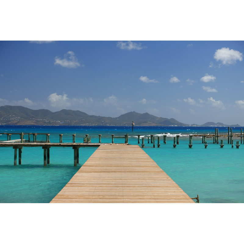 Tropical Paradise Anguilla - Wrapped Canvas Print, 30cm H x 46cm W x 3.8cm D