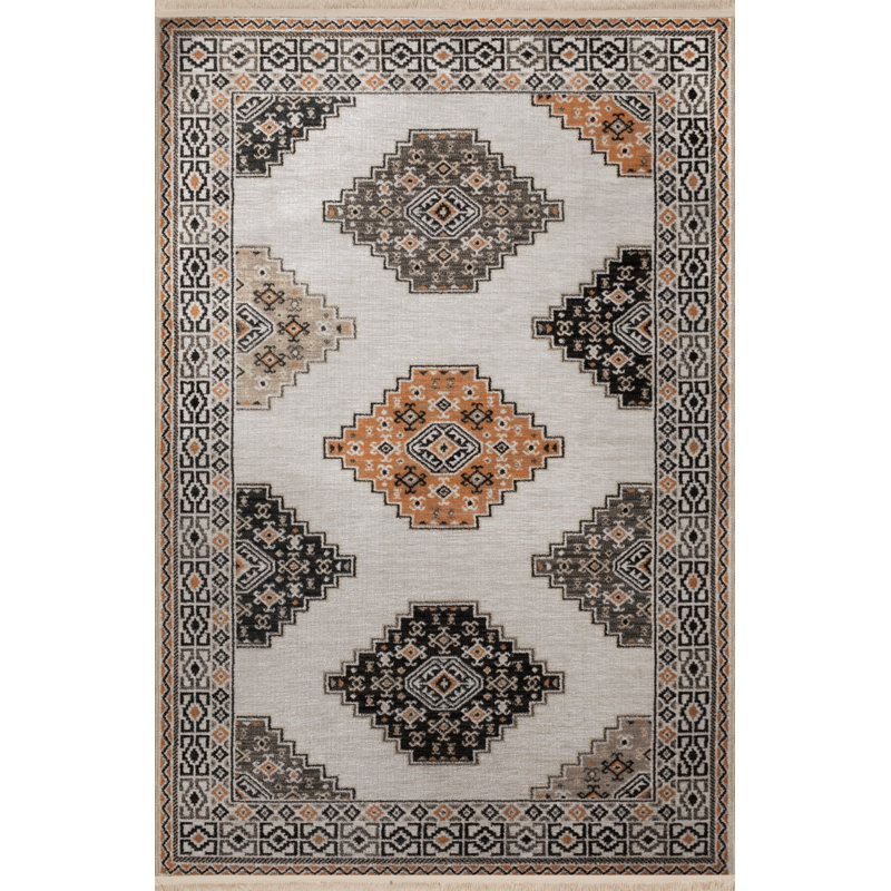 Tapis rectangulaire Villo, Tapis de couloir 2 pi 8 po x 9 pi 11 po