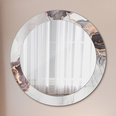 Huldar Glass Flat Wall Mirror