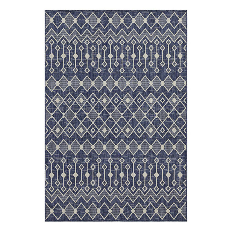 Tapis d'intérieur / extérieur à motif régulier, Rectangle 7 pi 10 po x 10 pi 3 po
