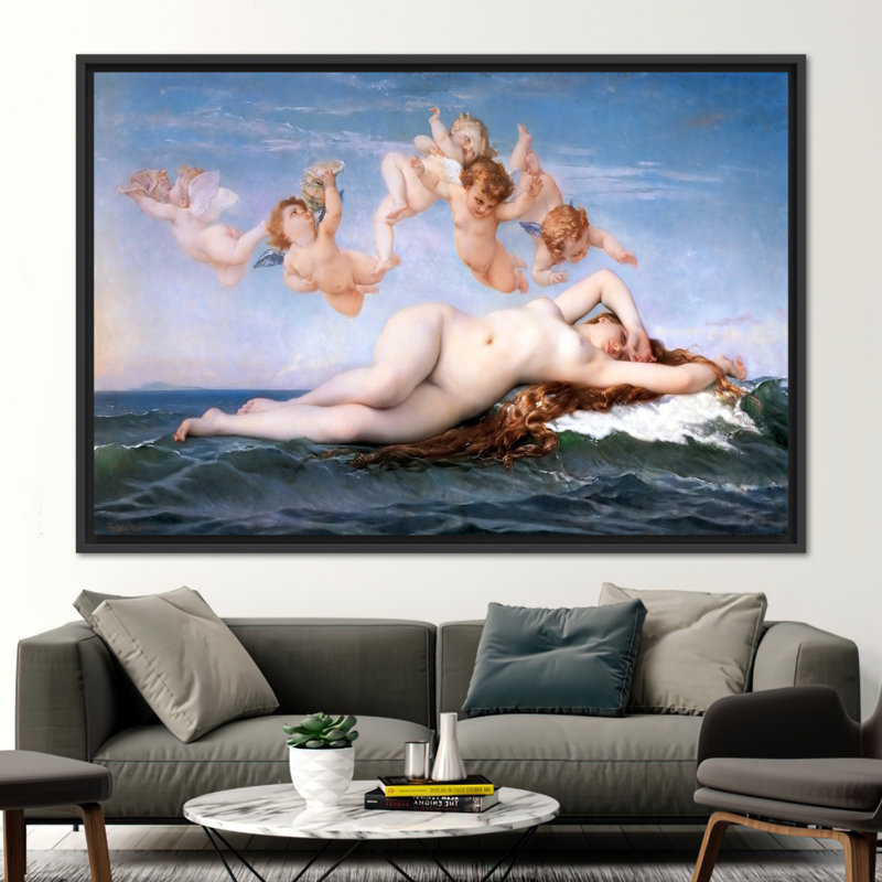 Print on Canvas, 60 cm H x 90 cm W, Black Floater Framed