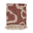 Woven Cotton Blend Jacquard Throw Blanket with Abstract Pattern