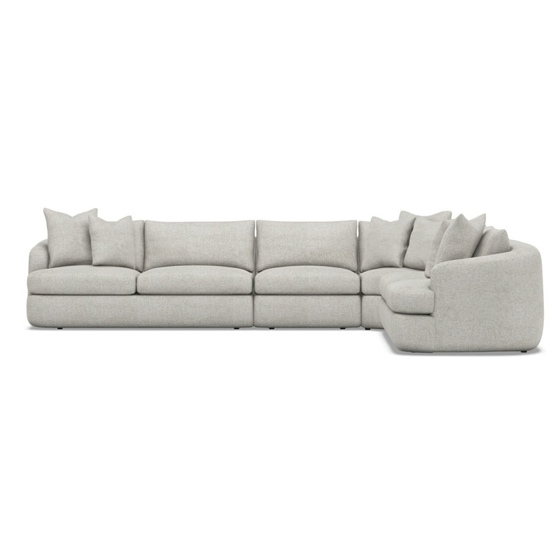 Jules Fabric 4 Pc Sectional, 1697-010
