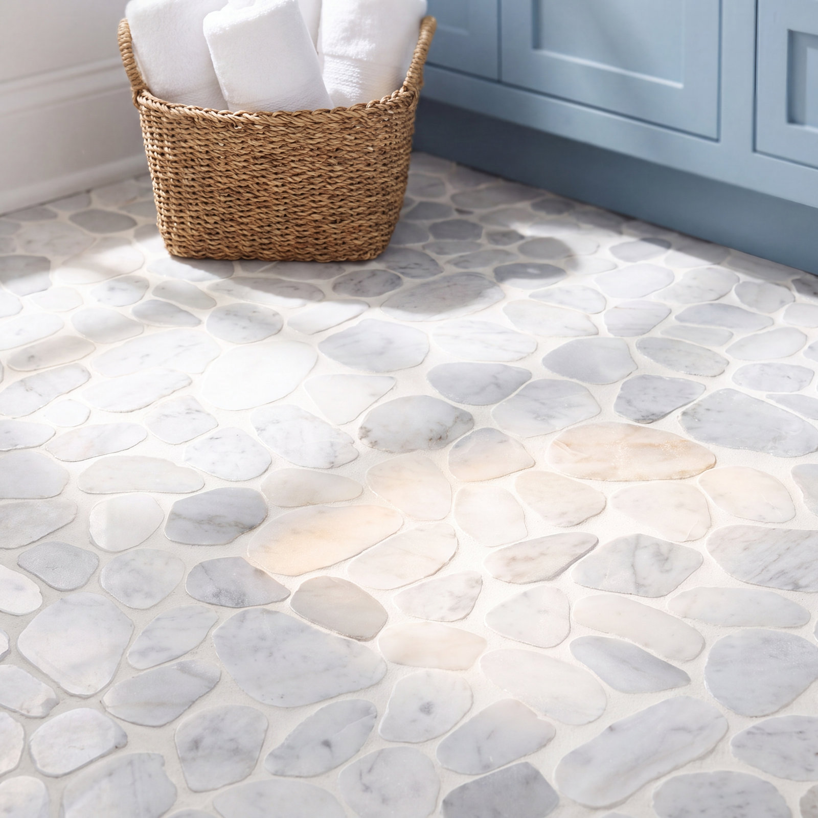 Waterbrook 12" x 12" Pebble Mosaic Tile