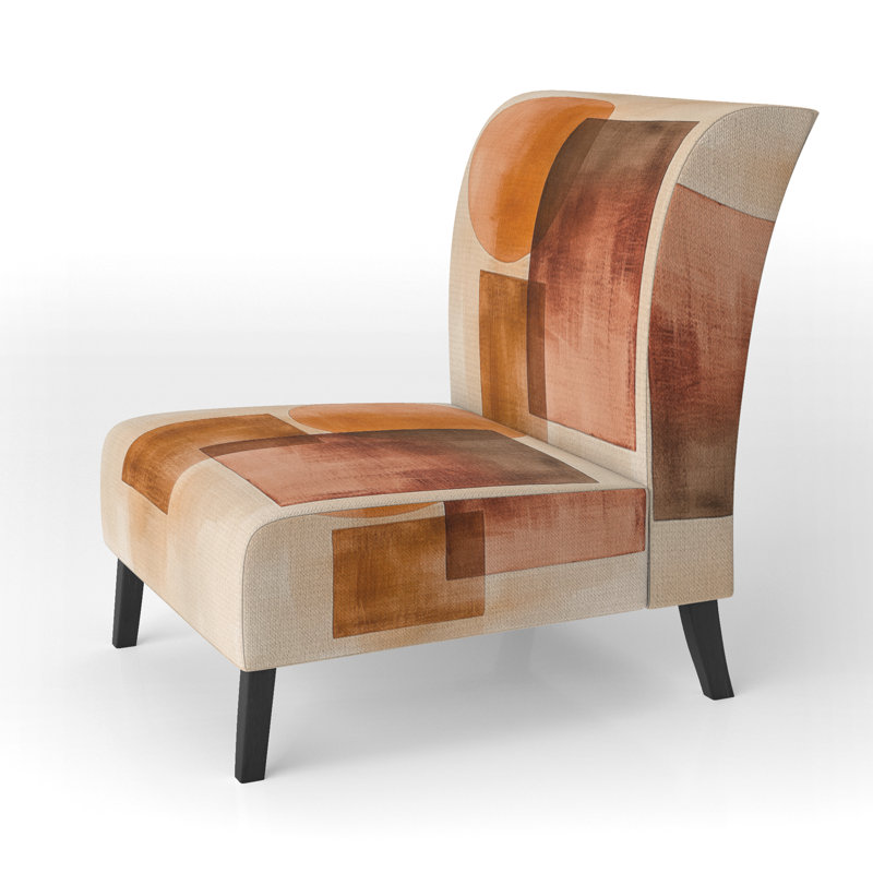 Fauteuil de chambre Abstract Modern, Slipper Armless