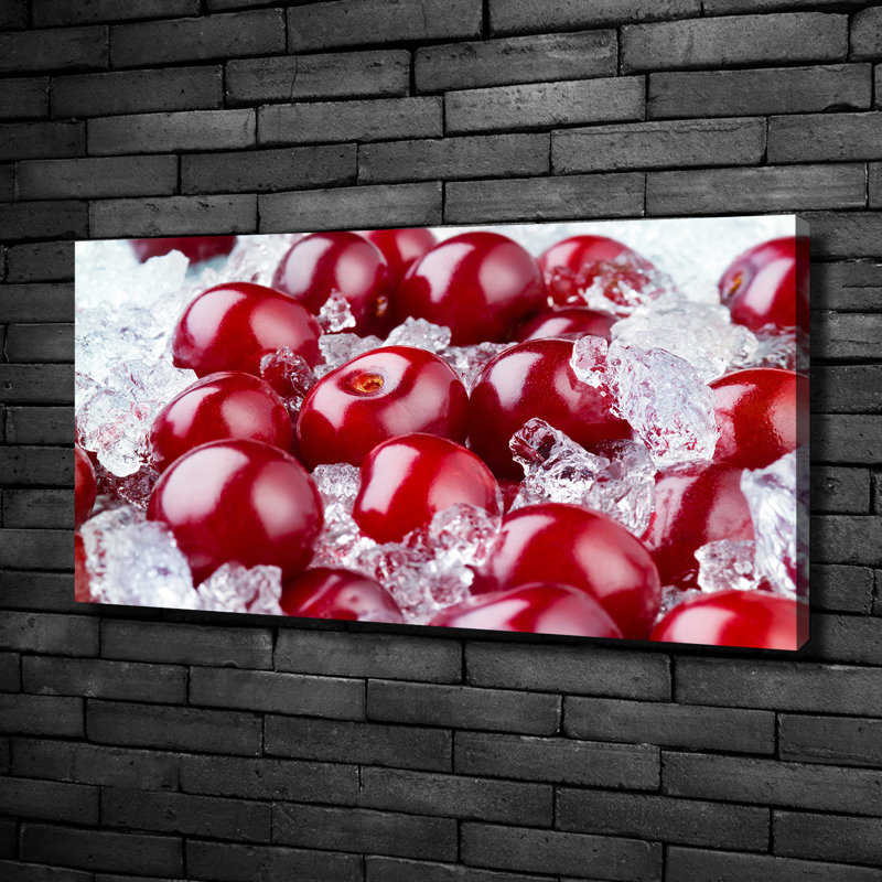 Iced Cherry - Print, Canvas, 50cm H x 100cm W x 2cm D