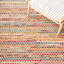 Tapis en jute / sisal multicolore tissé à plat à la main Herzig-438165055