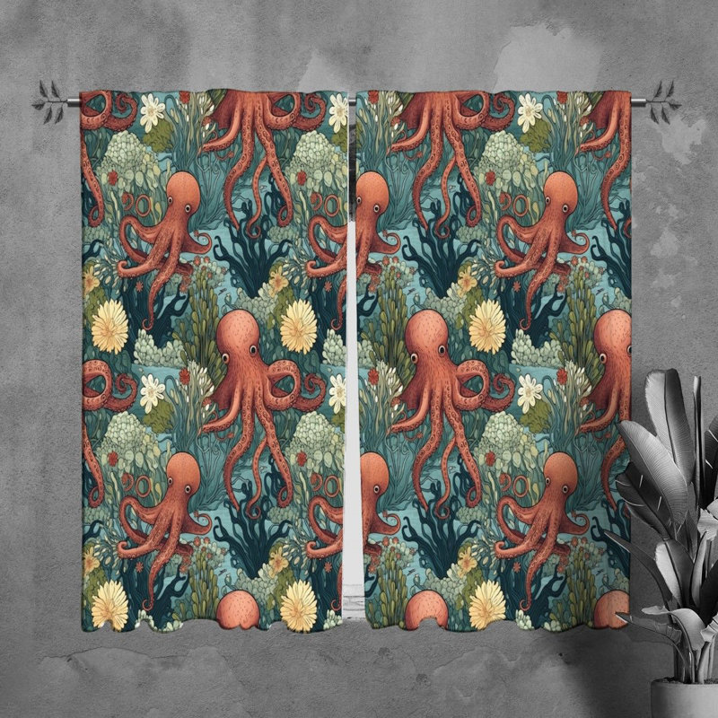 Paire de rideaux obscurcissant en polyester Yazcan, L 40 po x L 61 po