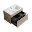 Frida 23.63'' Single Bathroom Vanity with Engineered Stone Top-93572587