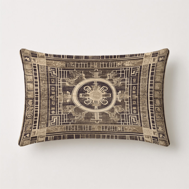 Acropolis Echo Indoor And Outdoor Throw Pillow, Rectangle 14"H x 20"W