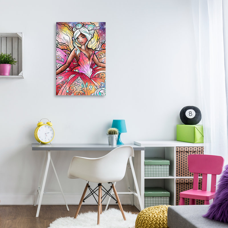 Toile de fée pastel nouveau, design par Mandie Manzano, H 30 po x l 20 po