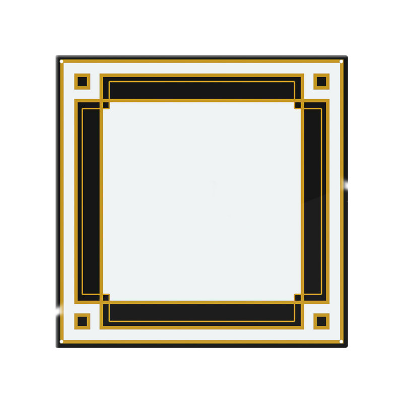 Art Deco Splash Back, 70cm L x 50cm W