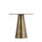 Kechia Antique Brass Finished Side Table