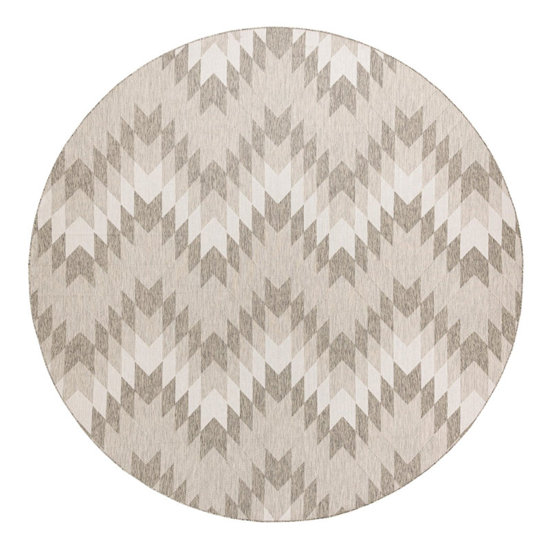 Blox Hower Indoor/Outdoor Area Rug, Round 13'1"