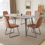 5-Piece Dining Table and Chairs ,Dining Room Set with 4 Modern Chairs-64484353-64484358