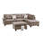 Burkhalter Upholstered L-Shaped Sectional Reversible-592284649