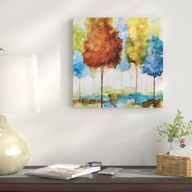 Magical Forest I Oil - reproduction sur toile, H 16 po x l 16 po x P 1,5 po