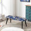 Banc rembourré noir-135371431