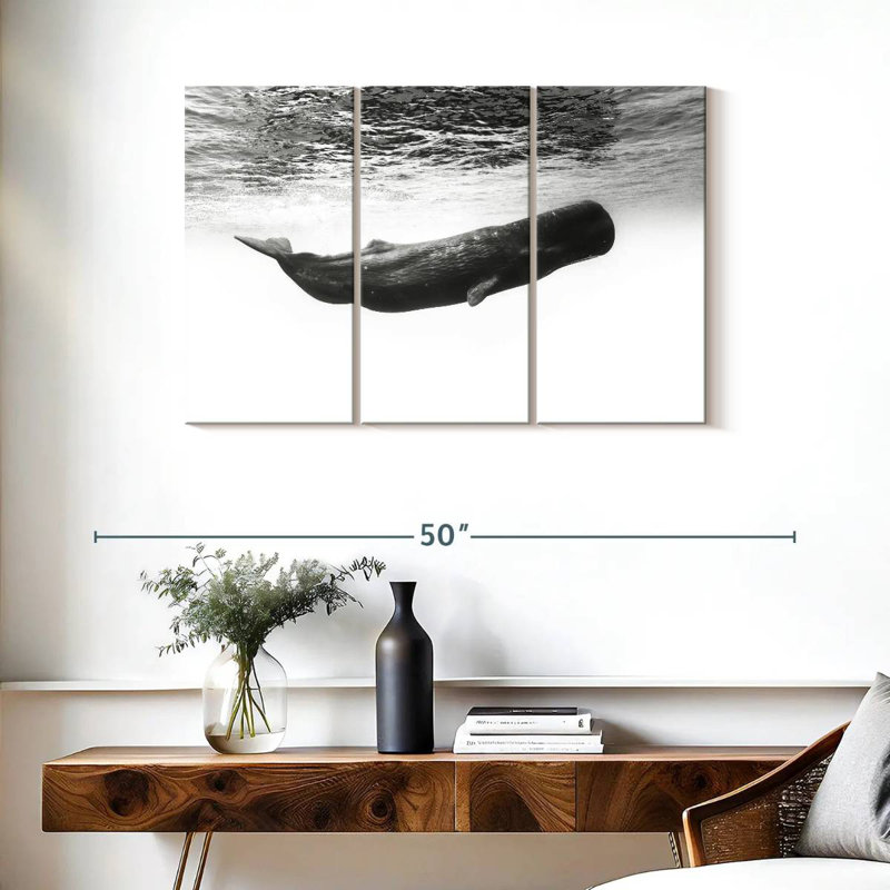 Sperm Whale I, 24" H x 38" W