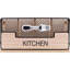 Wood Rectangle Utensil Crock