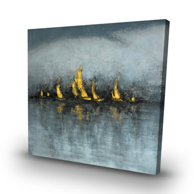 Set sail - 32"x32" art on canvas