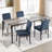 Modern Dining Chair with Metal Legs-949802784