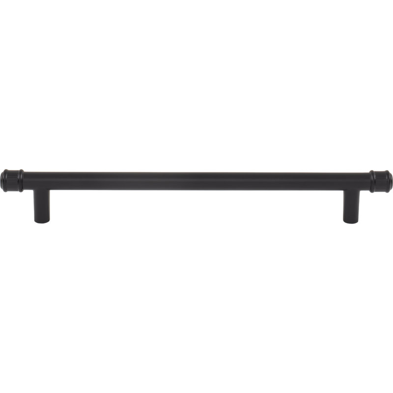 Elland 7 9/16" Center to Center Bar Pull, 7 9/16", Flat Black