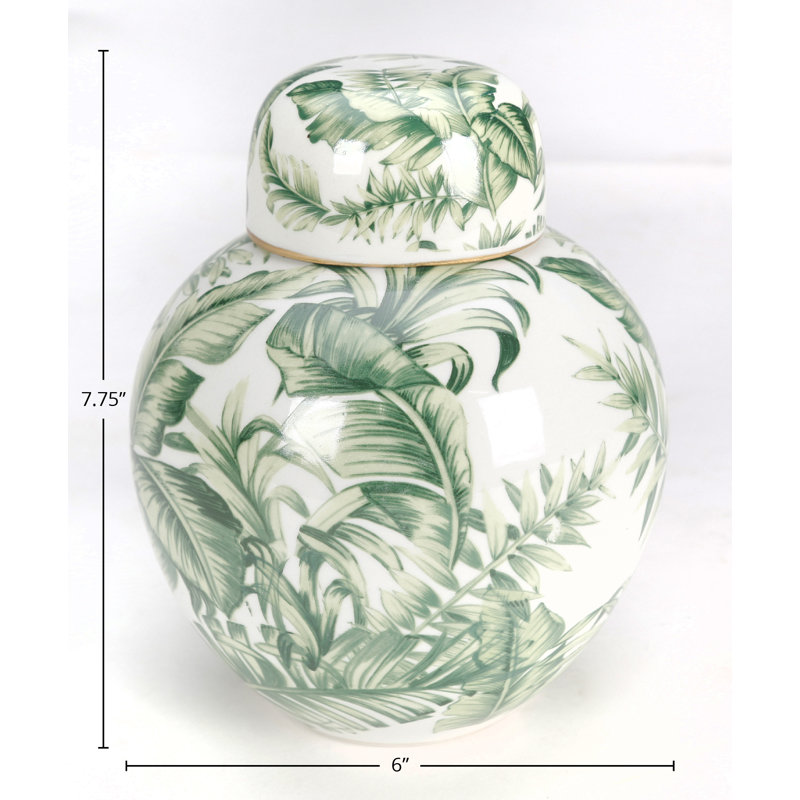 Urnes et pots en porcelaine Murtaz, Vert