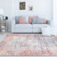 Tapis d'intérieur en polyester Huda avec envers en toile de coton-9522395-76166864