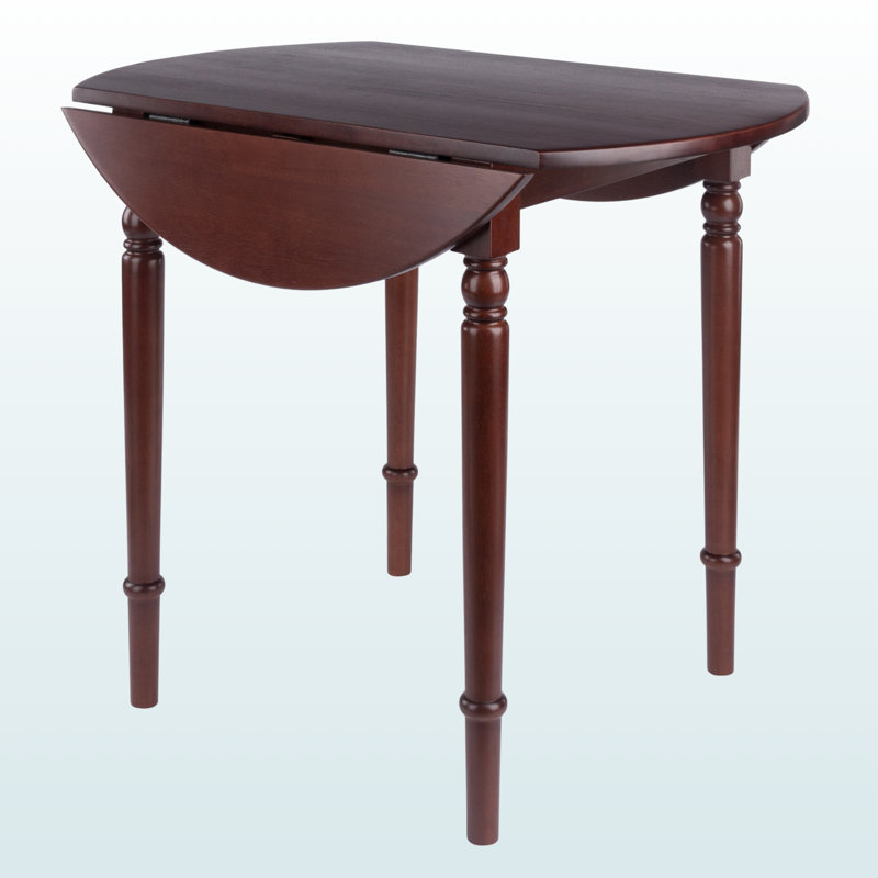Skyler and Double Drop Leaf Dining Table, Walnut, Walnut