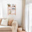 Tablettes flottantes en bois massif - affichage mural et rangement multicouches-285142447