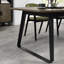 Airius Extendable Metal Base Dining Table-274750600-274750601
