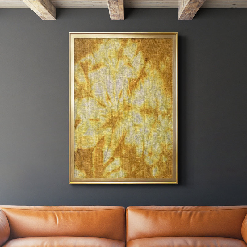Turmeric Sunrise II, reproduction encadrée de qualité supérieure - prête à être accrochée, Or, H 42,5 po x l 30,5 po x P 1 po