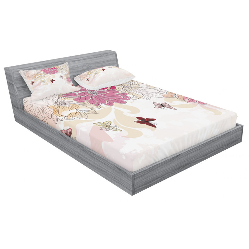 Microfiber Sheet Set, Full Sheet Set with Fitted Sheet