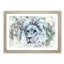 A Lion Portrait in Abstract - Picture Frame Painting Print-55629852-55629849