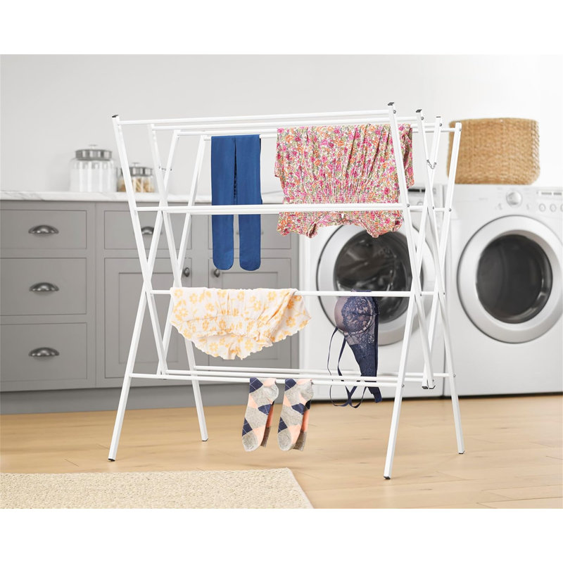 Oversized Drying Rack - Foldable Design, White Color