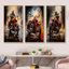 Ensemble de salon Crimson Thunder Red Dirt Bike - Moto Wall Art