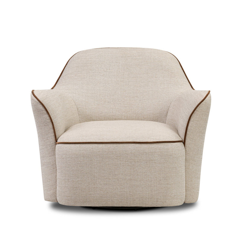 Bethany Swivel Chair-Alcala Wheat, Alcala Wheat Polyester Blend