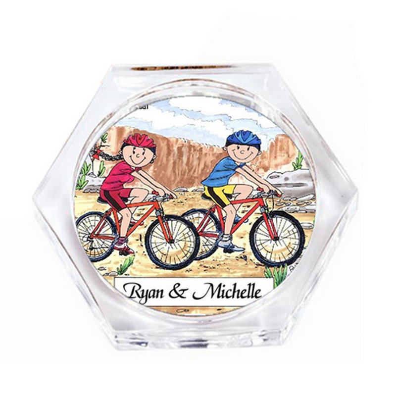 Ensemble de 4 sous-verres personnalisés, Oui