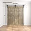 Plateau arqué assemblé de 84 po Porte de grange double pliante Knotty-111533196-111533200